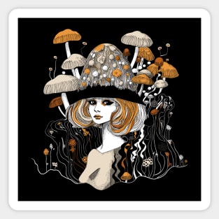 Mushroom Fairy Sticker